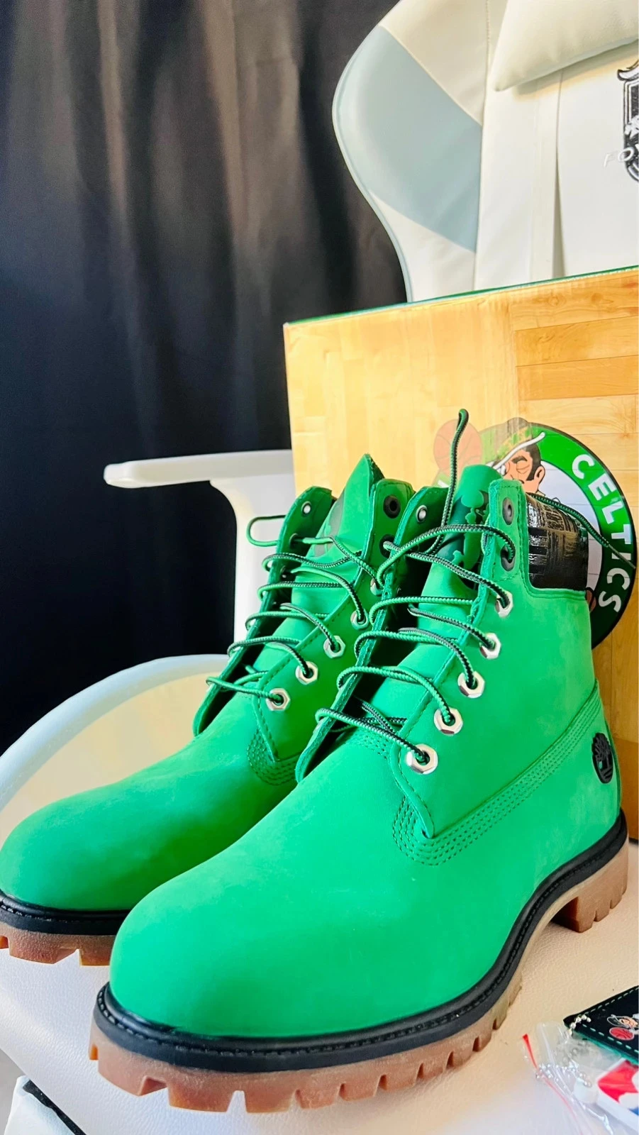 Timberland x Boston Celtics x NBA Edição Limitada Botas Impermeáveis – photo 5